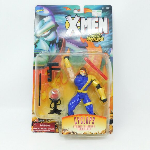 Marvel Comics Toy Biz X-Men Cyclops Age of Apocalypse Figure 1995 Vintage Sealed - Picture 1 of 7
